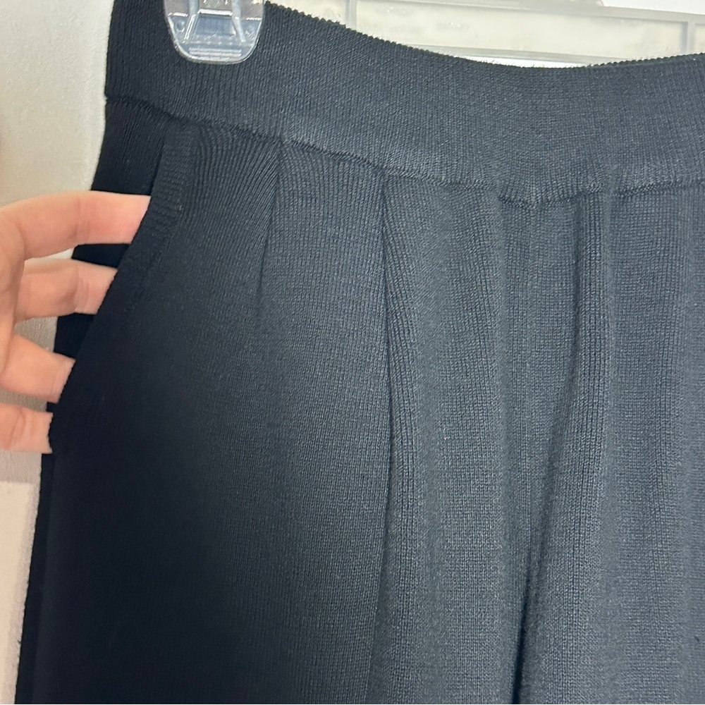 Woman’s Two Piece Long Sleeve Knit Sweater Oversized Wide Leg Joggers Large - Picture 11 of 12